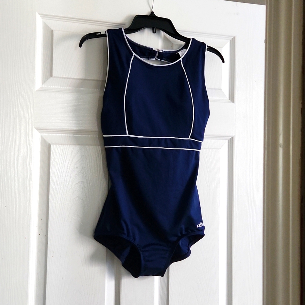 Dolfin Women One-Piece Navy Swimsuit - Size 10